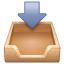 Bandeja de entrada emoji U+1F4E5 Bandeja de entrada emoji U+1F4E5