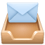 Emoji bandeja de entrada U+1F4E8 Emoji bandeja de entrada U+1F4E8