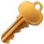 Emoji de una llave U+1F511 Emoji de una llave U+1F511