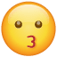 Emoticono que silba U+1F617 Emoticono que silba U+1F617