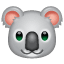 Emoticono de un koala U+1F428
