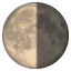 Media luna menguante U+1F317 Media luna menguante U+1F317