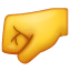 Emoji puño hacia la izquierda U+1F91B Emoji puño hacia la izquierda U+1F91B