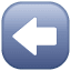 Flecha hacia la izquierda Whatsapp U+2B05 Flecha hacia la izquierda Whatsapp U+2B05