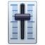 Emoji control deslizante U+1F39A Emoji control deslizante U+1F39A