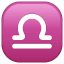 Emoji del signo del Zodiaco Libra U+264E Emoji del signo del Zodiaco Libra U+264E