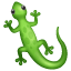 Emoji lagarto U+1F98E Emoji lagarto U+1F98E