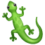 Lizard emoji U + 1F98E