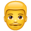 Emoji hombre U+1F468