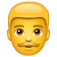 Emoji hombre U+1F468 Emoji hombre U+1F468