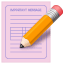 Smiley de bloc de notas U+1F4DD Smiley de bloc de notas U+1F4DD
