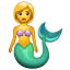 Emoji sirena U+1F9DC Emoji sirena U+1F9DC