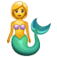 Emoji sirena U+1F9DC