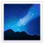 Galaxy emoji U + 1F30C