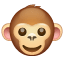 Cara de mono WhatsApp U+1F435 Cara de mono WhatsApp U+1F435