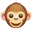 Monkey face WhatsApp U + 1F435