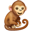 Monkey emoji U + 1F412