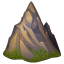 Emoji montaña U+26F0 Emoji montaña U+26F0