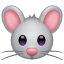 Mouse face U + 1F42D