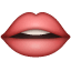 Emoji de unos labios rojos U+1F444 Emoji de unos labios rojos U+1F444