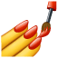 Emoji que se pinta las uñas U+1F485