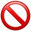 Emoji prohibido U+1F6AB Emoji prohibido U+1F6AB