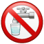 Símbolo de “No es agua potable” U+1F6B1 Símbolo de “No es agua potable” U+1F6B1