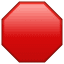 Emoji señal roja U+1F6D1 Emoji señal roja U+1F6D1