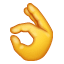 Mano Ok WhatsApp U+1F44C Mano Ok WhatsApp U+1F44C