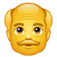 Emoji anciano U+1F474 Emoji anciano U+1F474