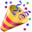 Emoji de confeti U+1F389
