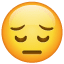 Emoticono pensativo WhatsApp U+1F614 Emoticono pensativo WhatsApp U+1F614