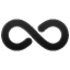 Símbolo de infinito U+267E Símbolo de infinito U+267E