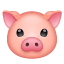 Emoji cara de cerdo U+1F437 Emoji cara de cerdo U+1F437