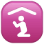 Emoji persona de rodillas U+1F6D0 Emoji persona de rodillas U+1F6D0