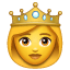 Emoji de una princesa con corona U+1F478 Emoji de una princesa con corona U+1F478