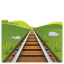 Emoji vía de tren U+1F6E4 Emoji vía de tren U+1F6E4