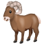 Emoji oveja U+1F40F Emoji oveja U+1F40F