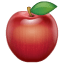 Emoji de una manzana roja U+1F34E