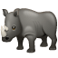 Rhinoceros U + 1F98F