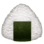 Emoji de una bola de arroz U+1F359