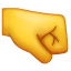 Emoji puño hacia la izquierda U+1F91C Emoji puño hacia la izquierda U+1F91C