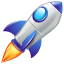 Rocket emoji WhatsApp U + 1F680