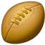 Emoji balón de rugby U+1F3C9 Emoji balón de rugby U+1F3C9