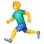 Emoji hombre corriendo U+1F3C3