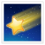 Emoji estrella fugaz U+1F320 Emoji estrella fugaz U+1F320
