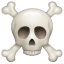 Emoji calavera U+2620