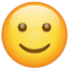 Emoticono con una leve sonrisa U+1F642