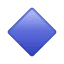 Emoji diamante azul U+1F539