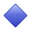 Emoji diamante azul U+1F539 Emoji diamante azul U+1F539